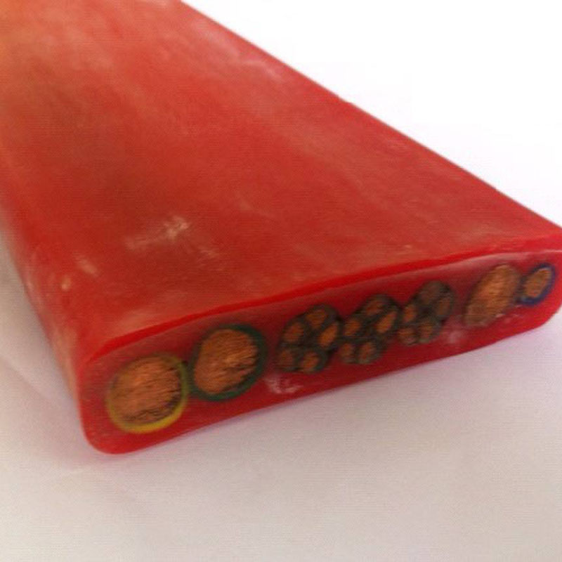 Silicone rubber flat cable