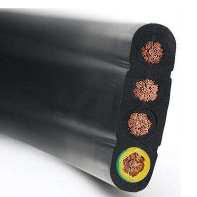 resistant oil cold bending nitrile flat cable YVFB