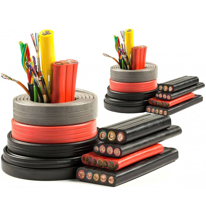 PUR sheath wear-resistant flexible flat cable