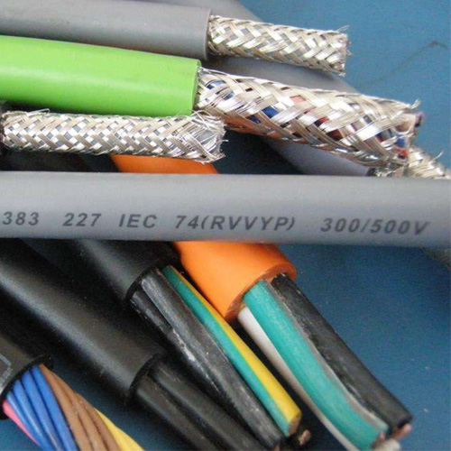 Flexible cross-linked halogen-free polyolefin-copolymer Cu-screened EMC MULTI-C heat resistant cable
