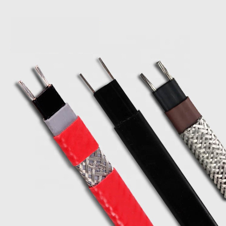 High temperature roof defrost ice self regulating electrical heating cable