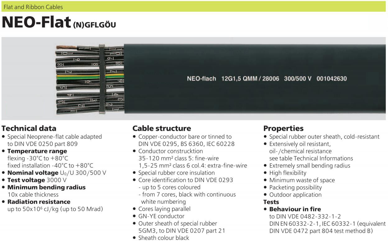 NEO flat ribbon cable