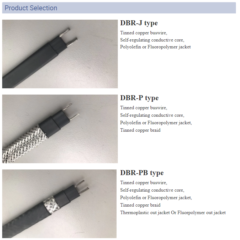 Self Limiting Heating Cable